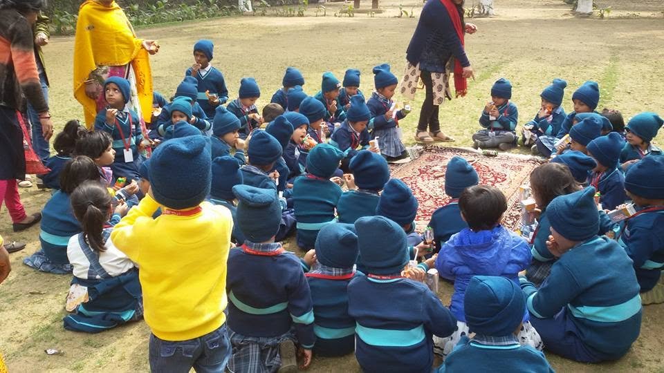 Children participating in learning activities at Elina Kindergarten